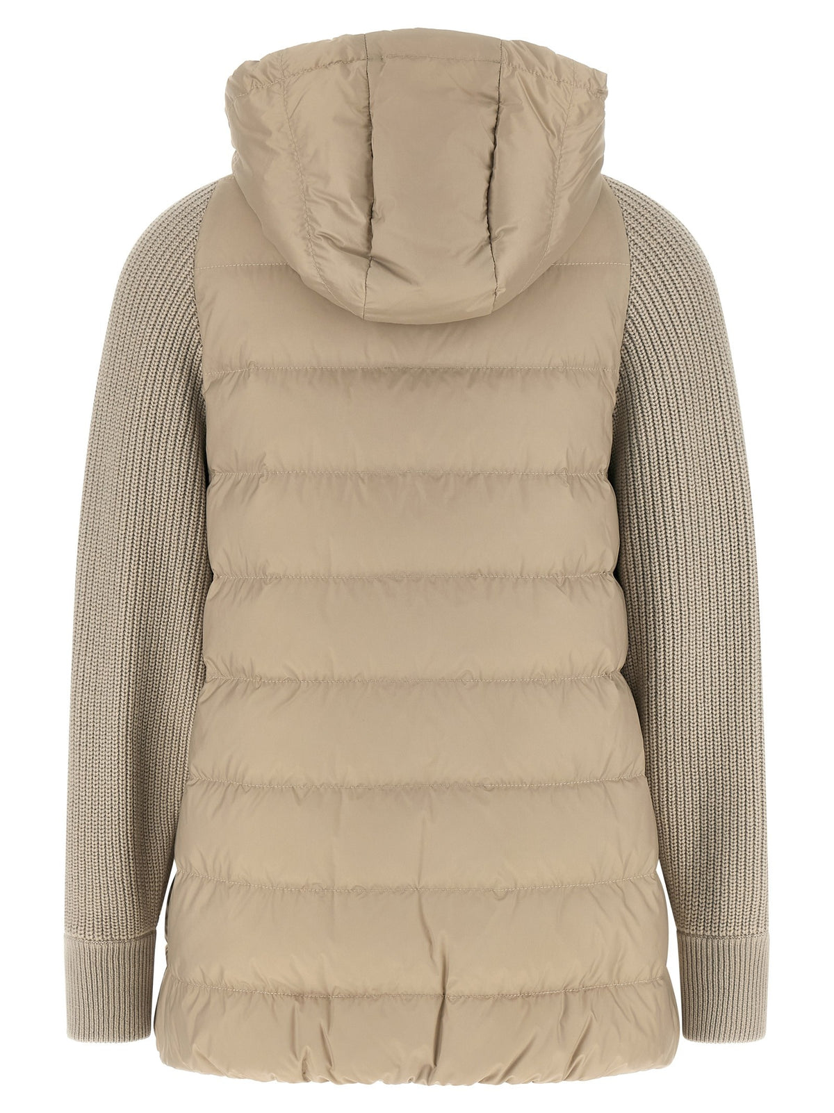 'Shiny Zipper Pull' down jacket
