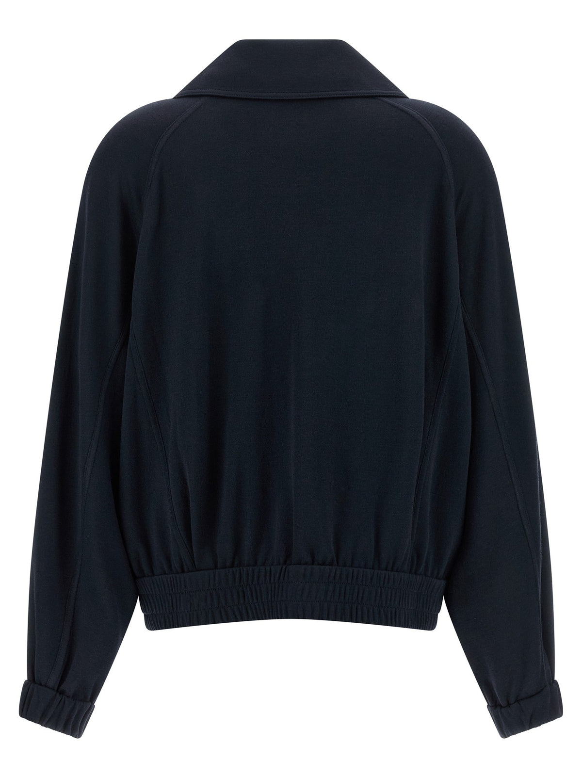 'Shiny Zipper Pull' sweatshirt