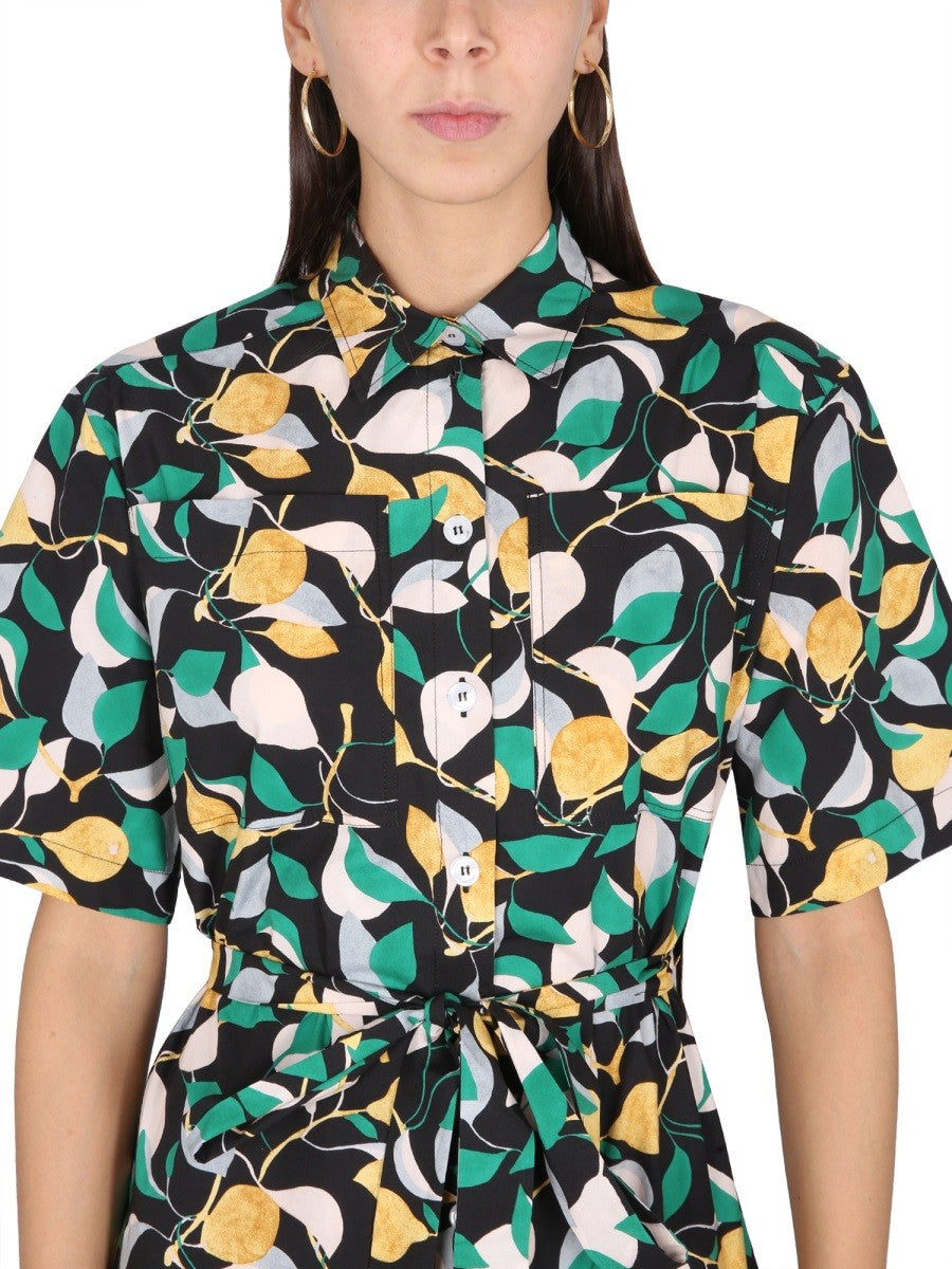 SHIRT DRESS WITH BELT