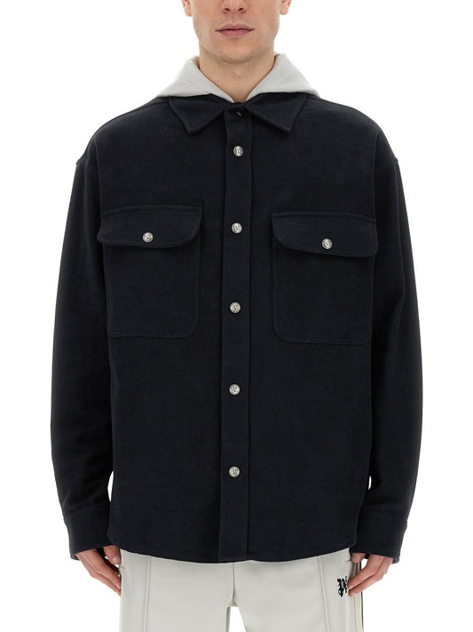 SHIRT-JACKET WITH MONOGRAM