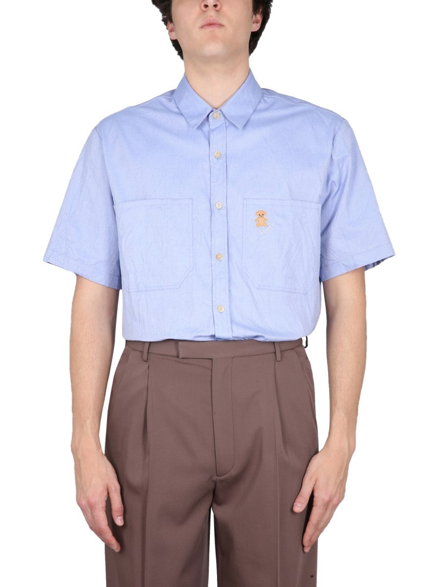 SHIRT WITH BEAR ON POCKET