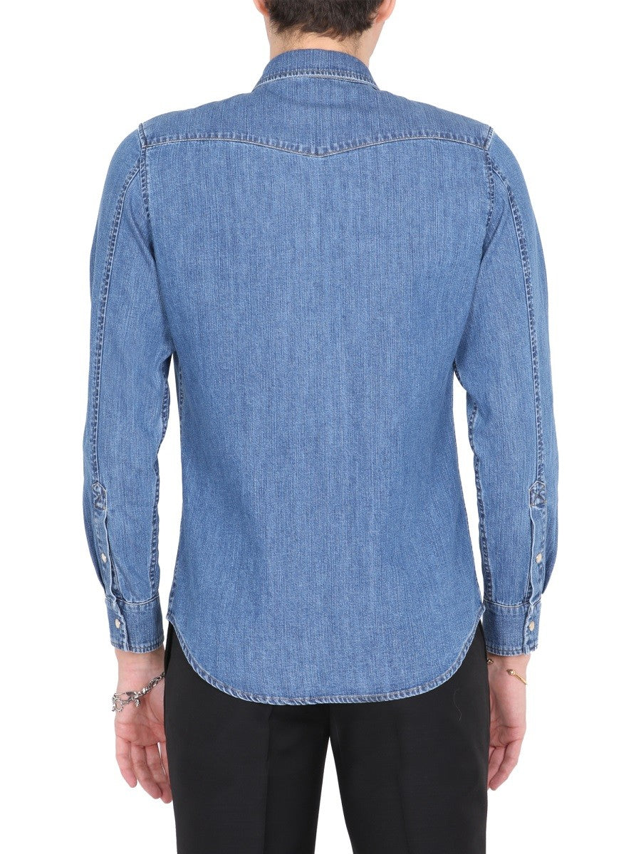 SHIRT WITH EMBROIDERED LOGO