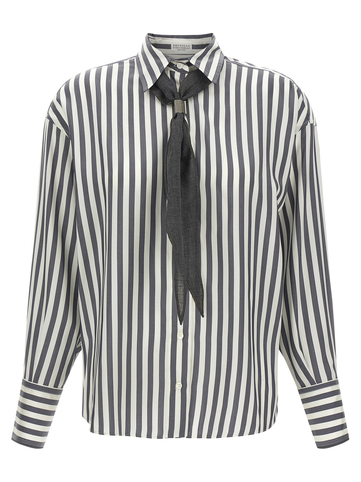 Shirt with scarf