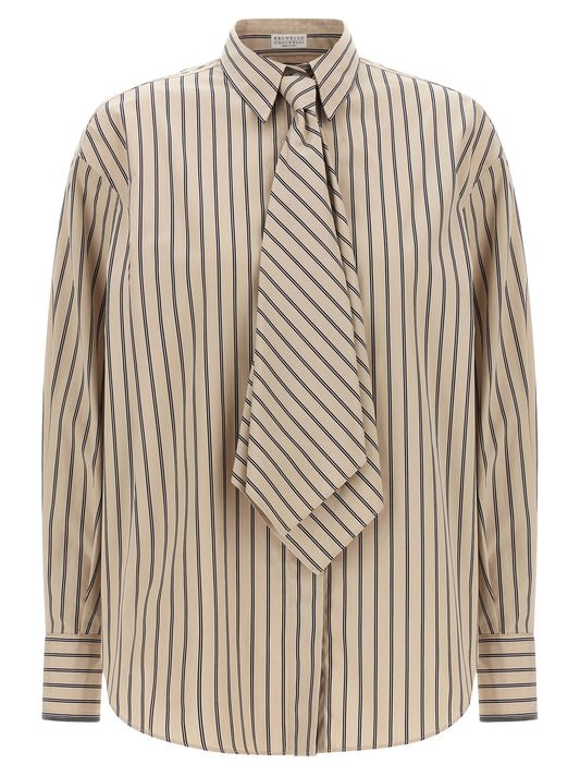 Shirt with tie