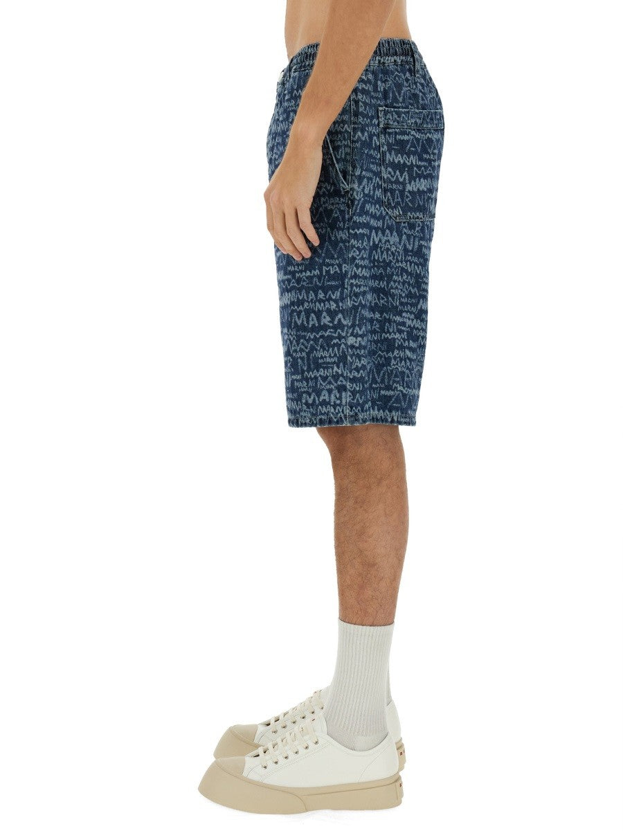 SHORT IN DENIM