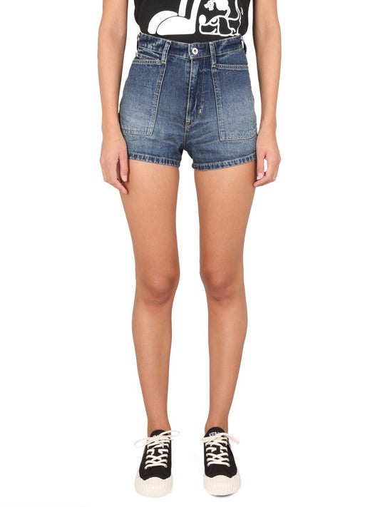 SHORT IN DENIM