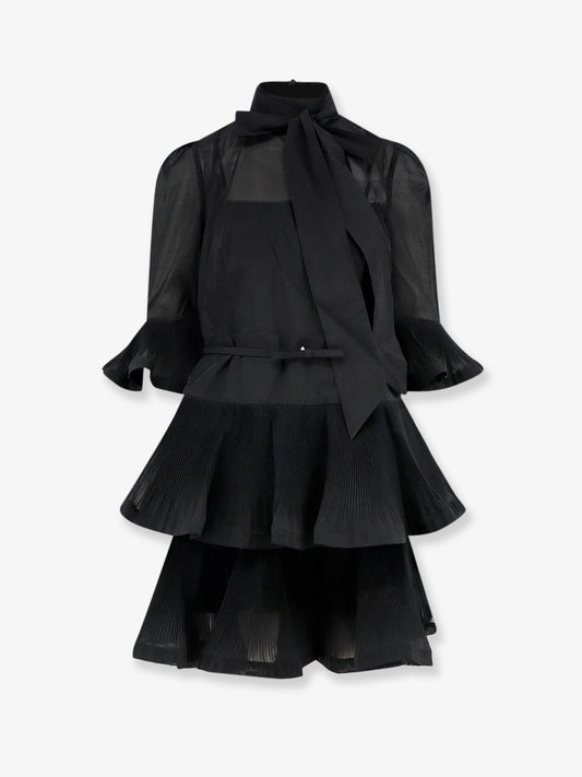 Short pleated dress