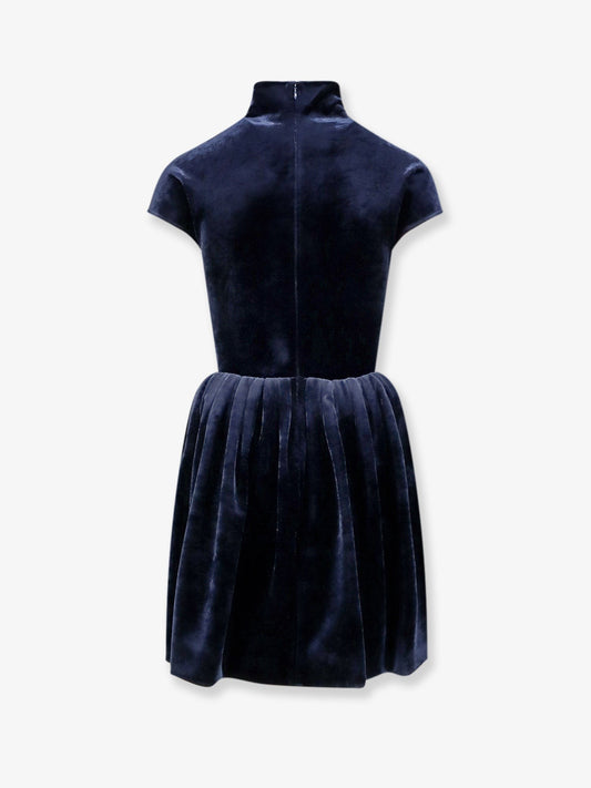 Short velvet dress