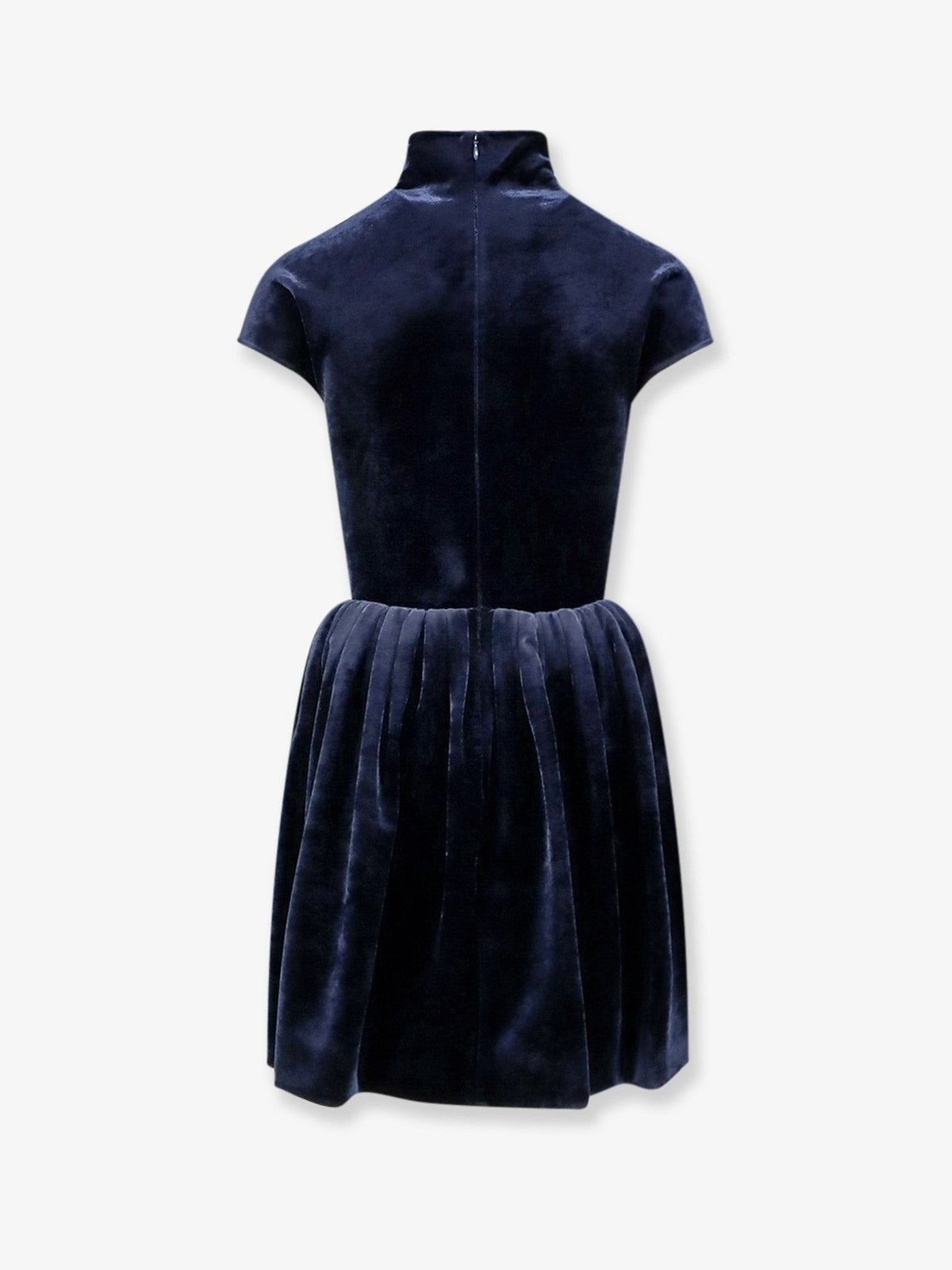 Short velvet dress