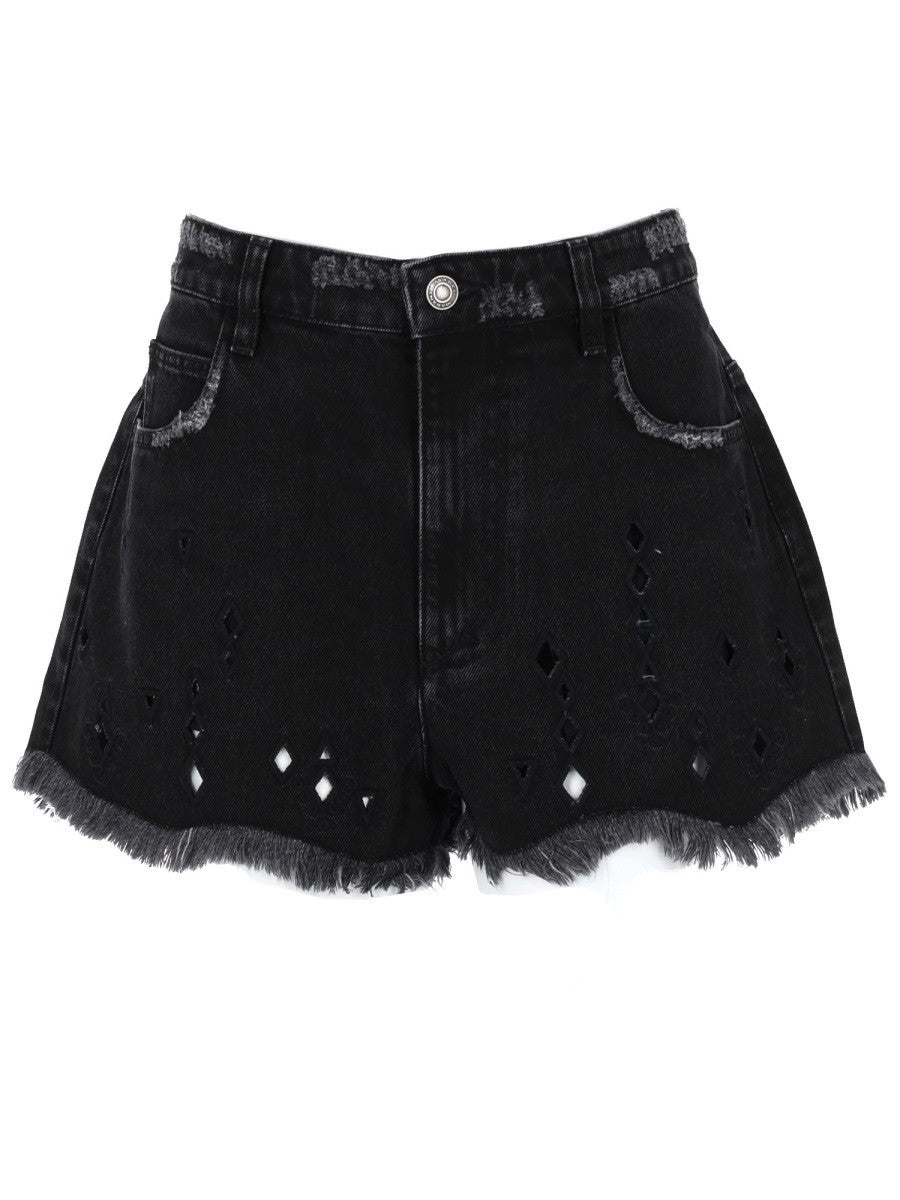 SHORTS "AECIA" CON RICAMI