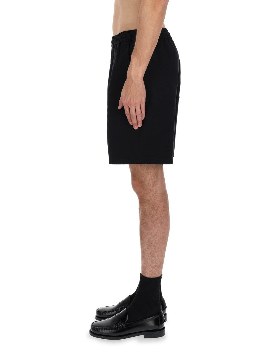 SHORTS ELASTICIZZATI CON LOGO