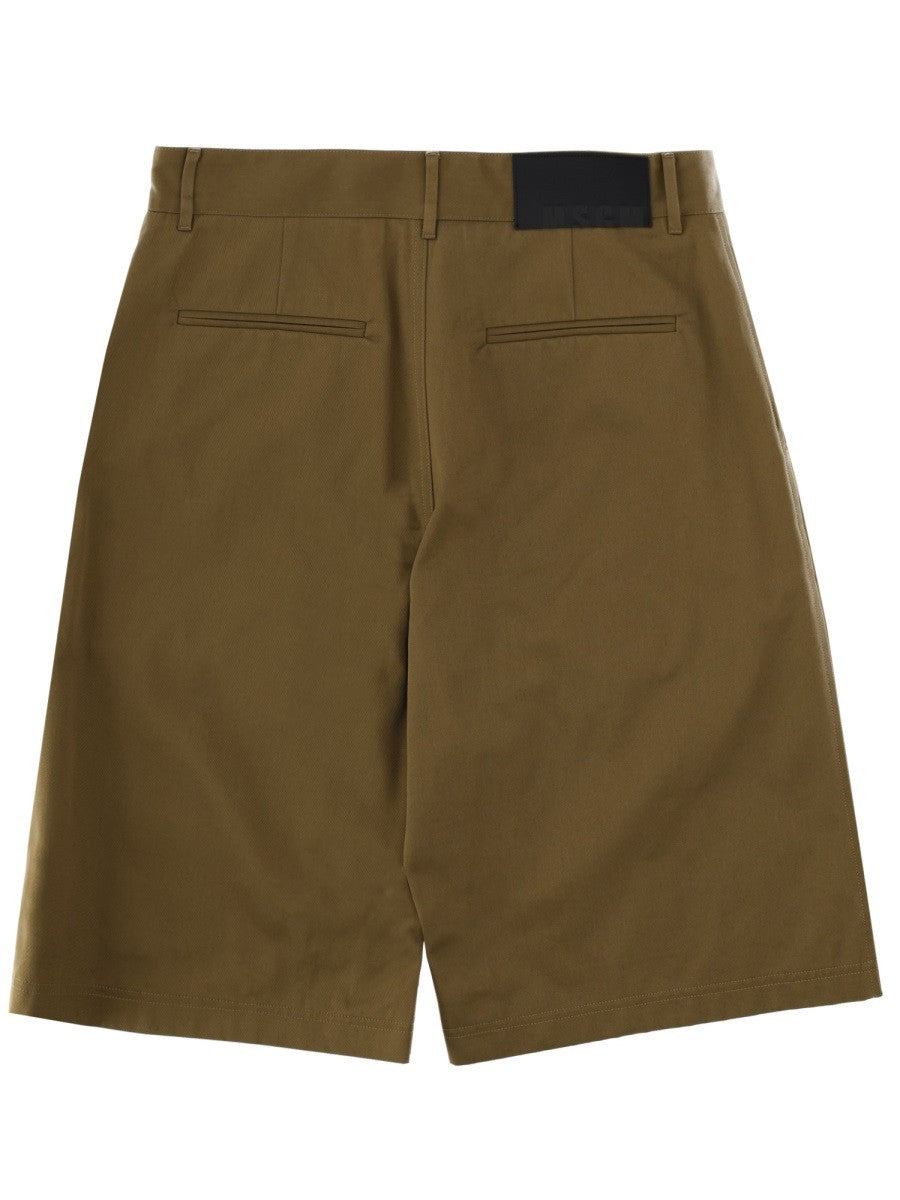 SHORTS IN COTONE CON PATCH LOGO