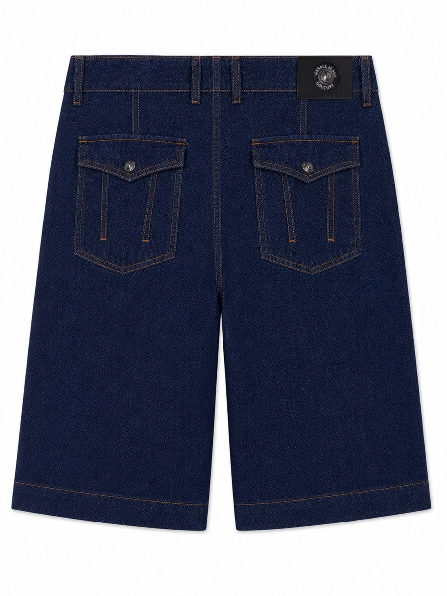 SHORTS IN DENIM DI COTONE