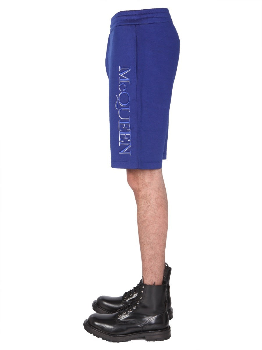 SHORTS WITH EMBROIDERED LOGO