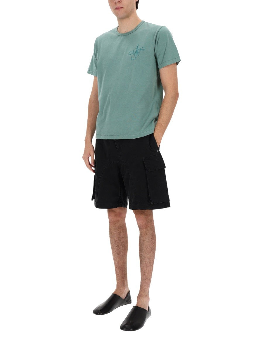 SHORTS WITH LOGO PATCH