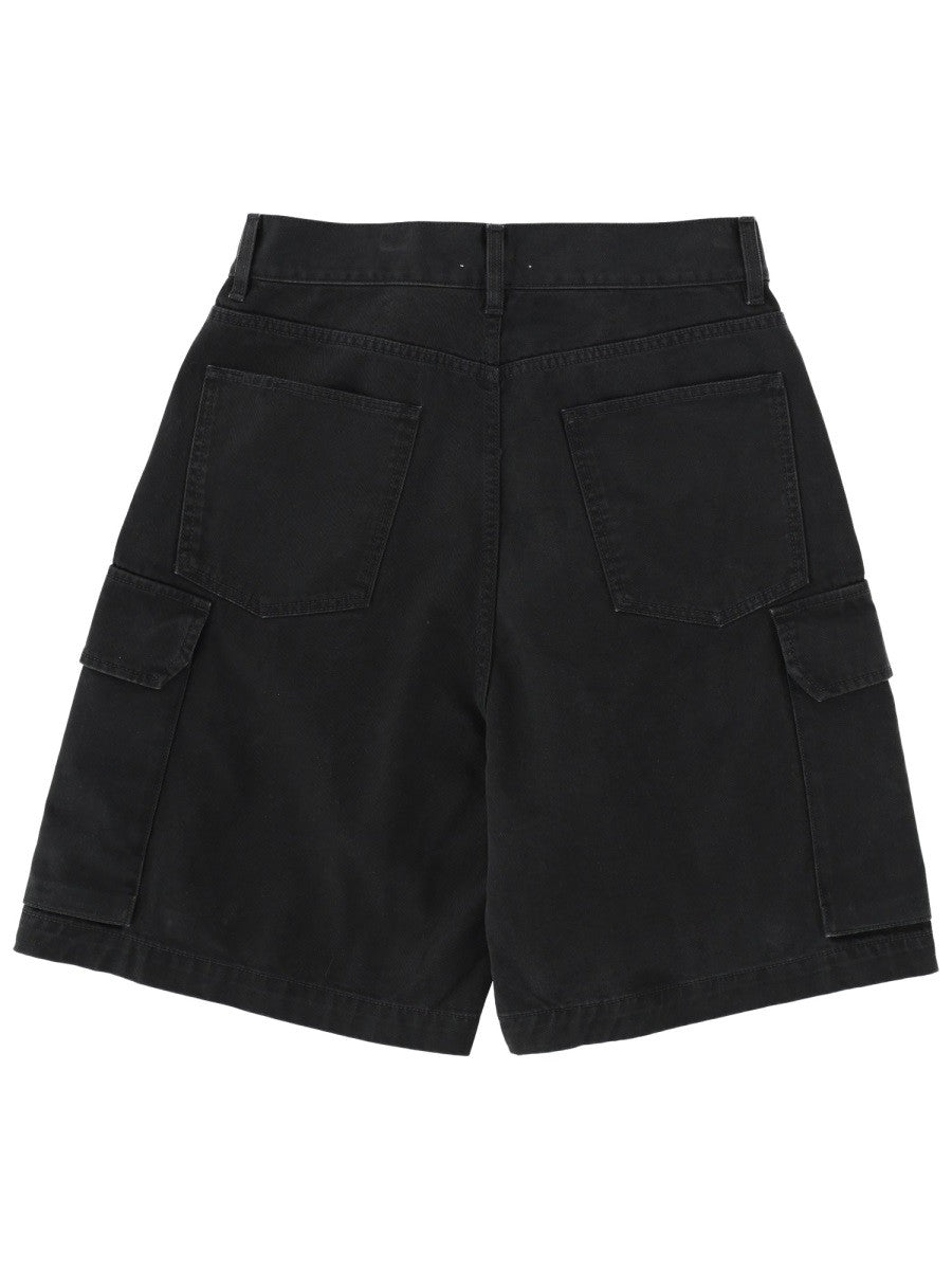 SHORTS WITH LOGO PATCH
