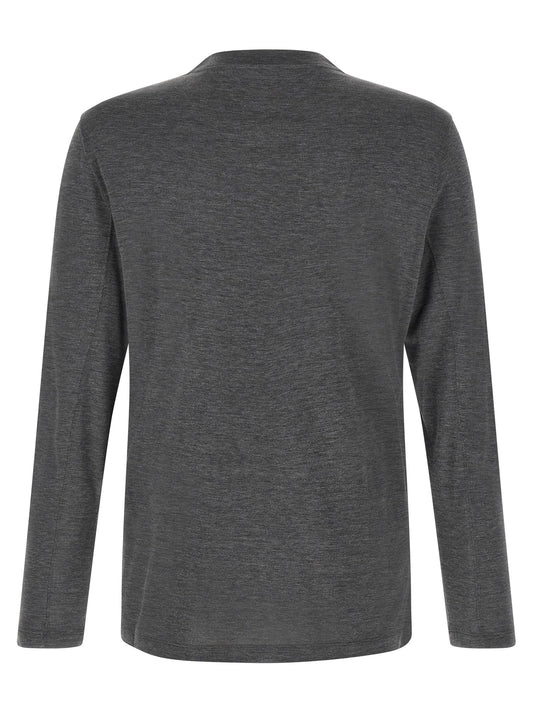 Silk and cotton t-shirt