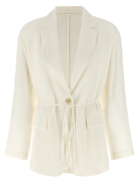 Silk blazer