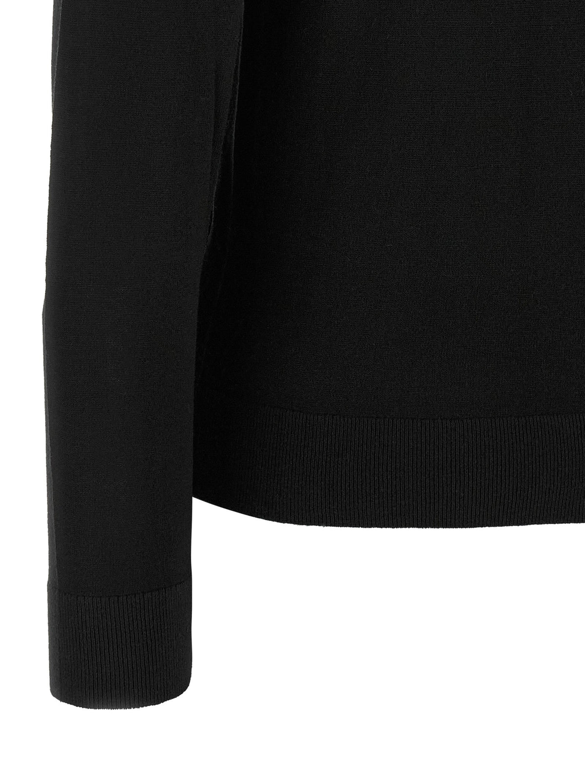Silk blend turtleneck sweater