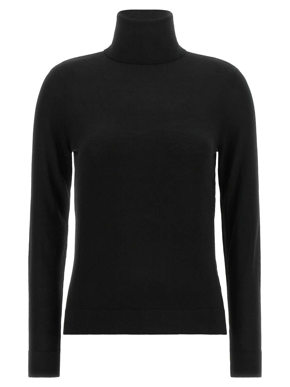 Silk blend turtleneck sweater
