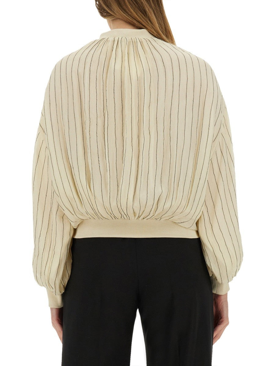 SILK BOMBER JACKET