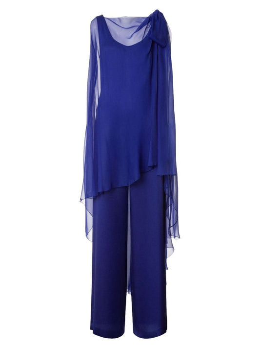 JUMPSUIT IN MISTO SETA