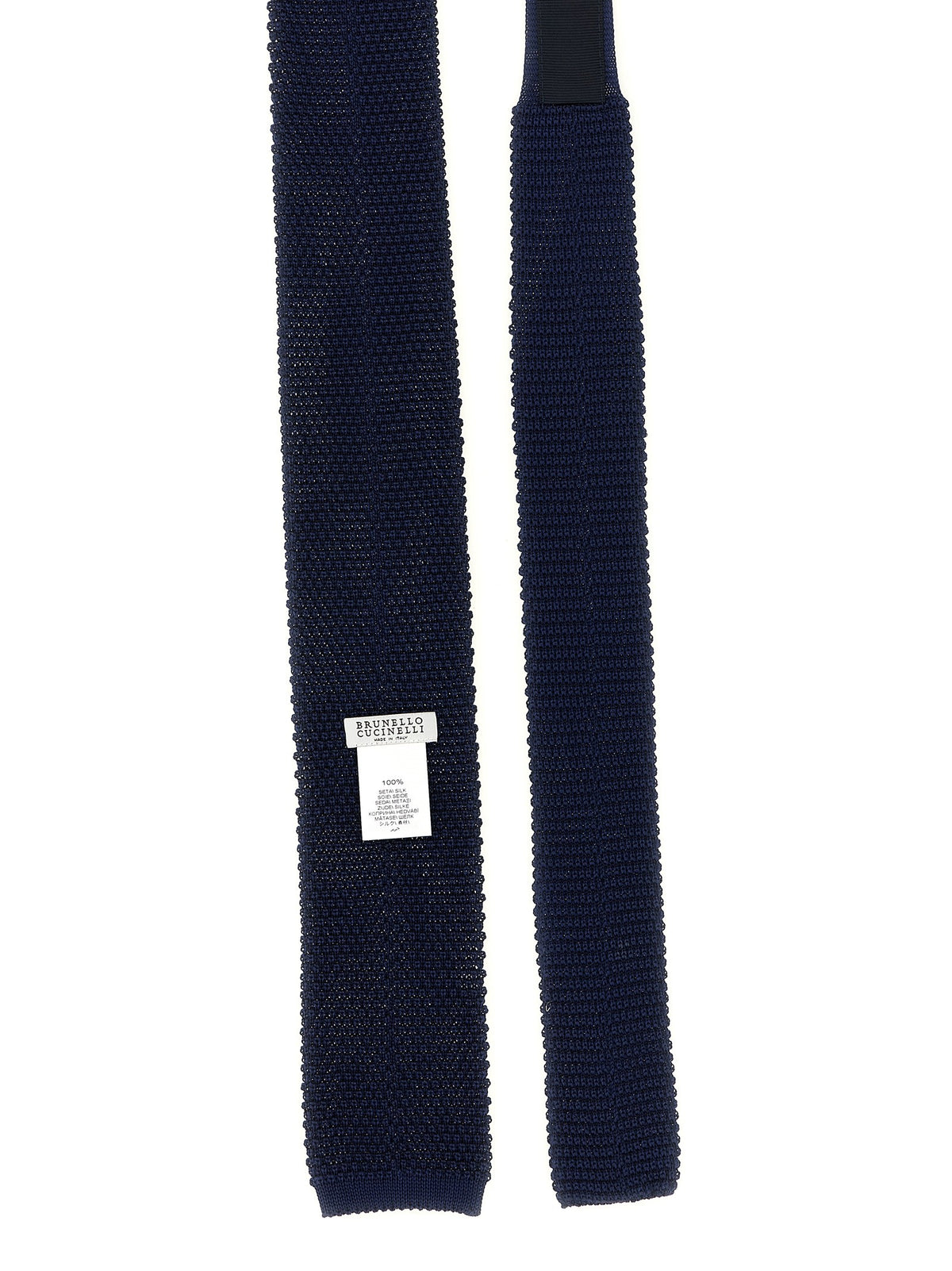 Silk knit tie