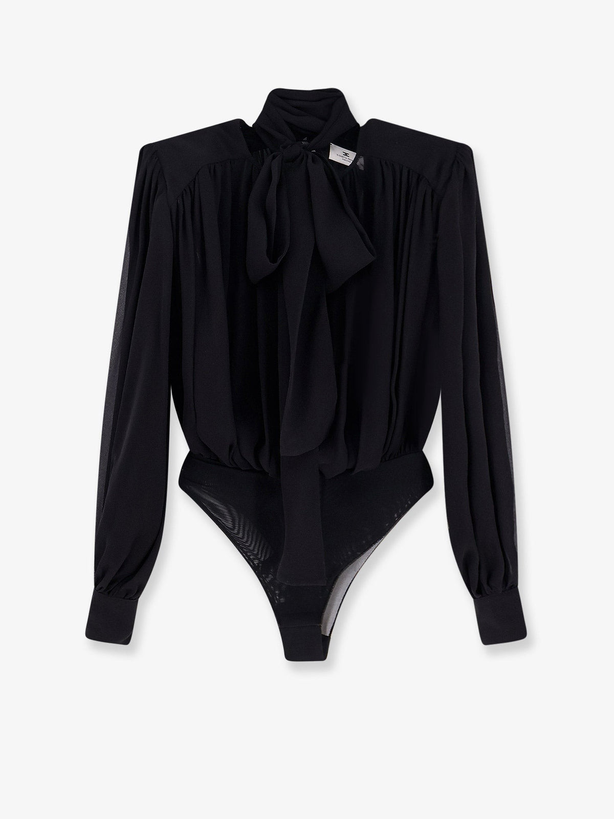 Silk shirt with body detail