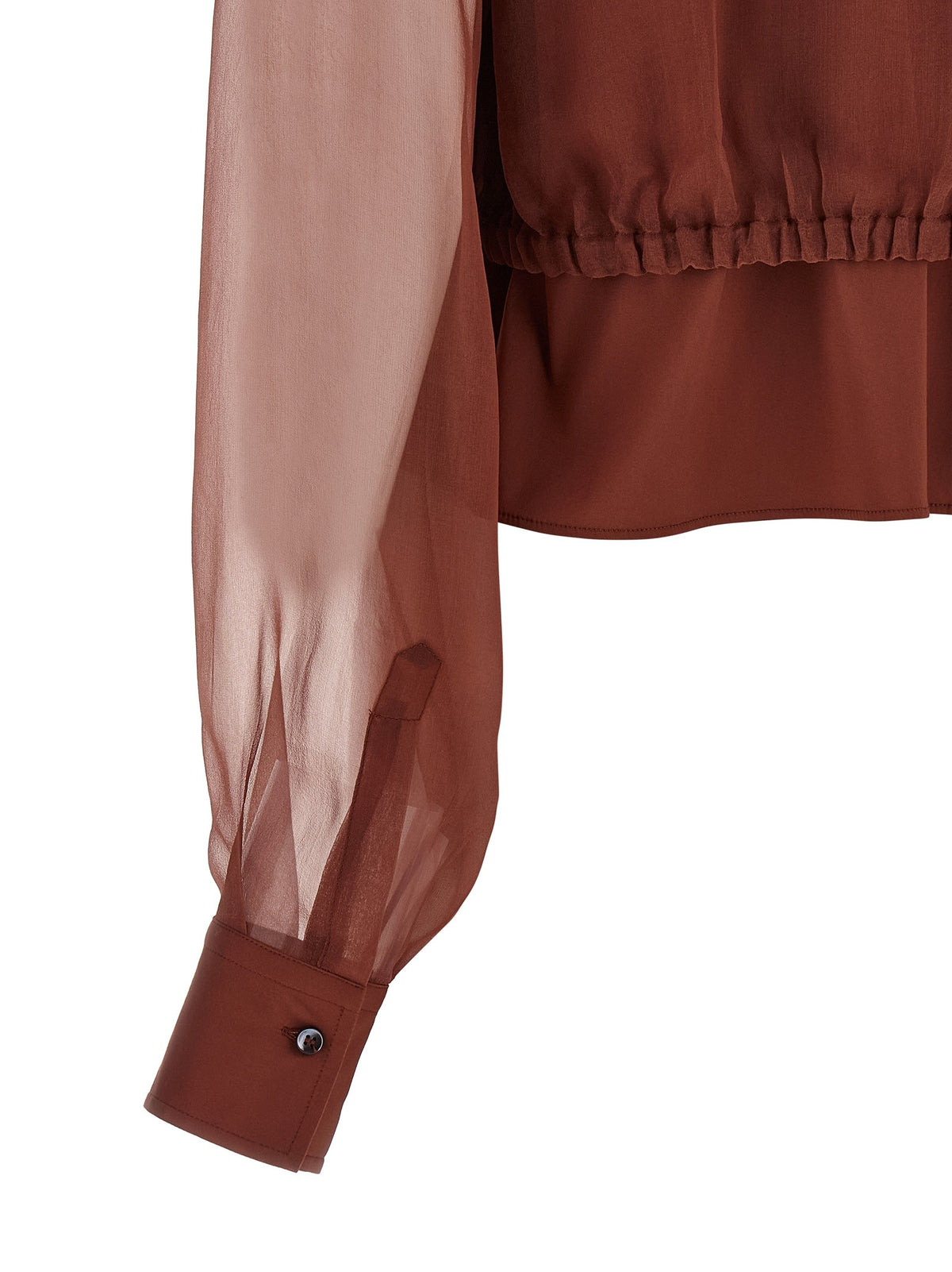 Silk sleeves blouse
