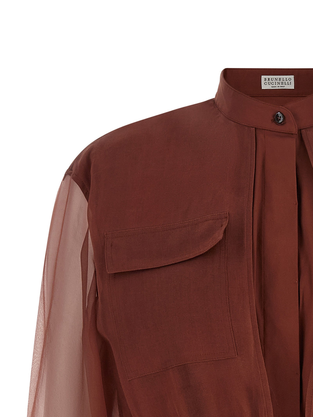 Silk sleeves blouse