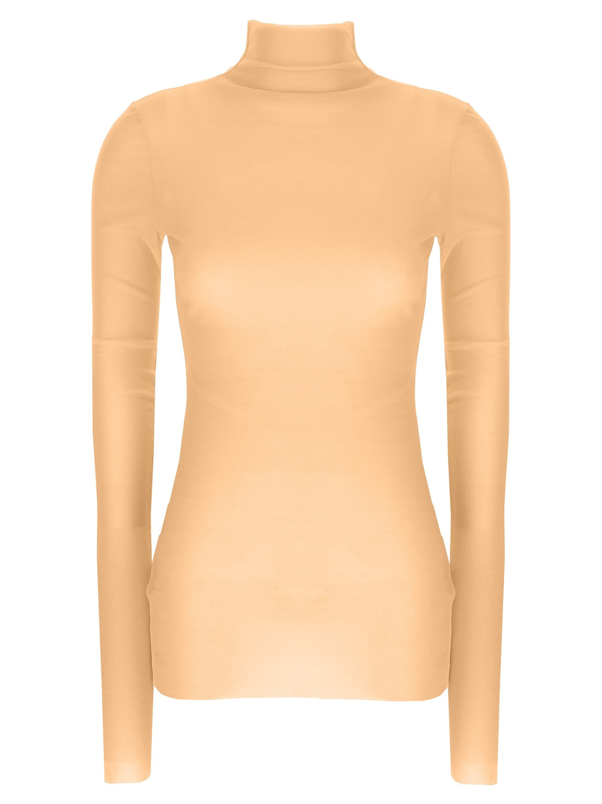 Silk turtleneck top