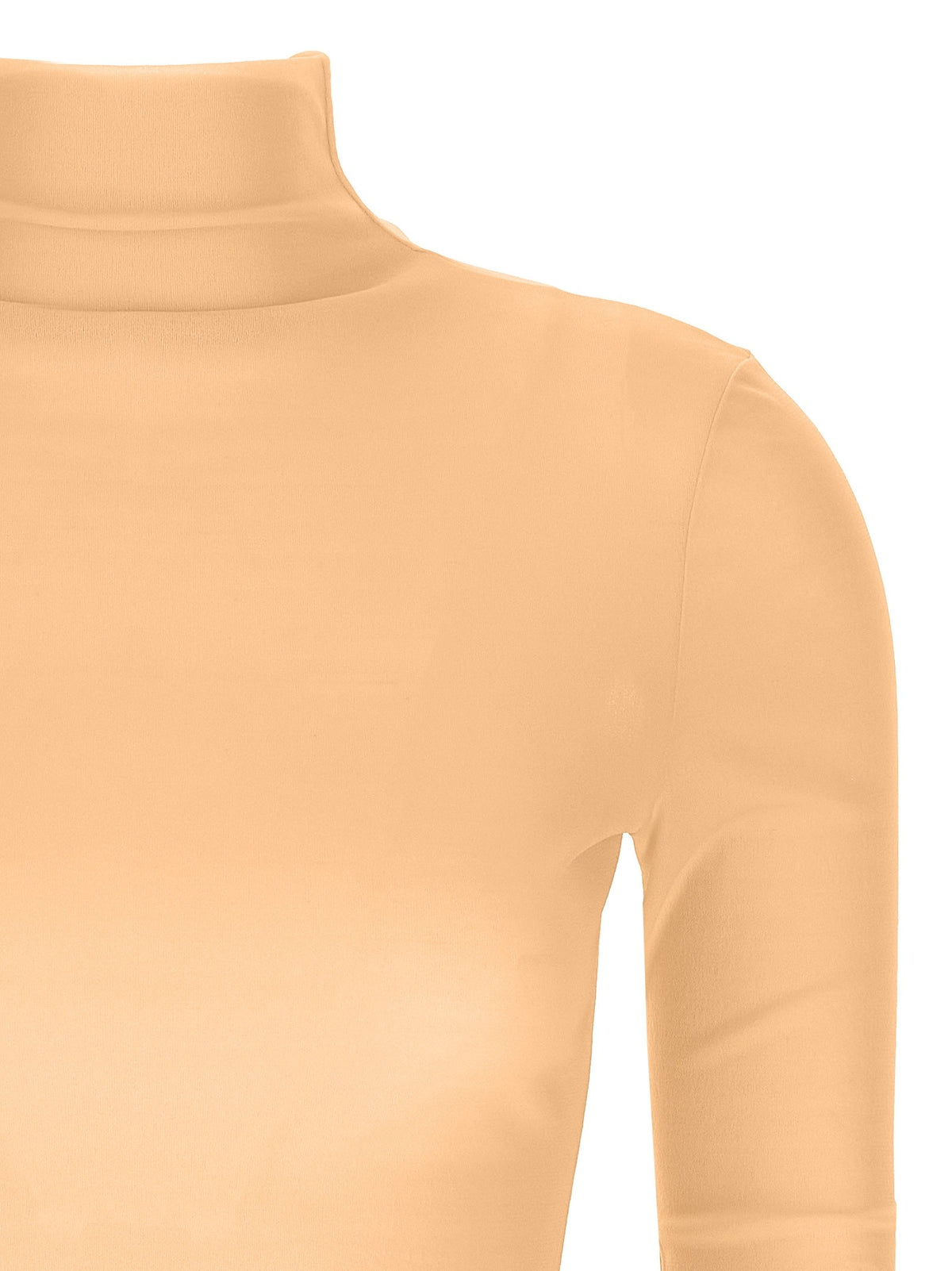 Silk turtleneck top