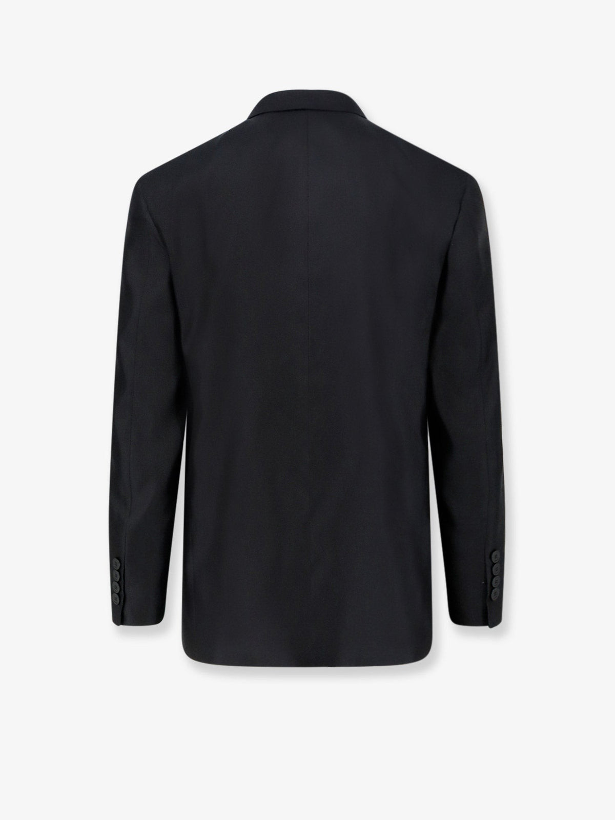 Single-breasted silk blazer