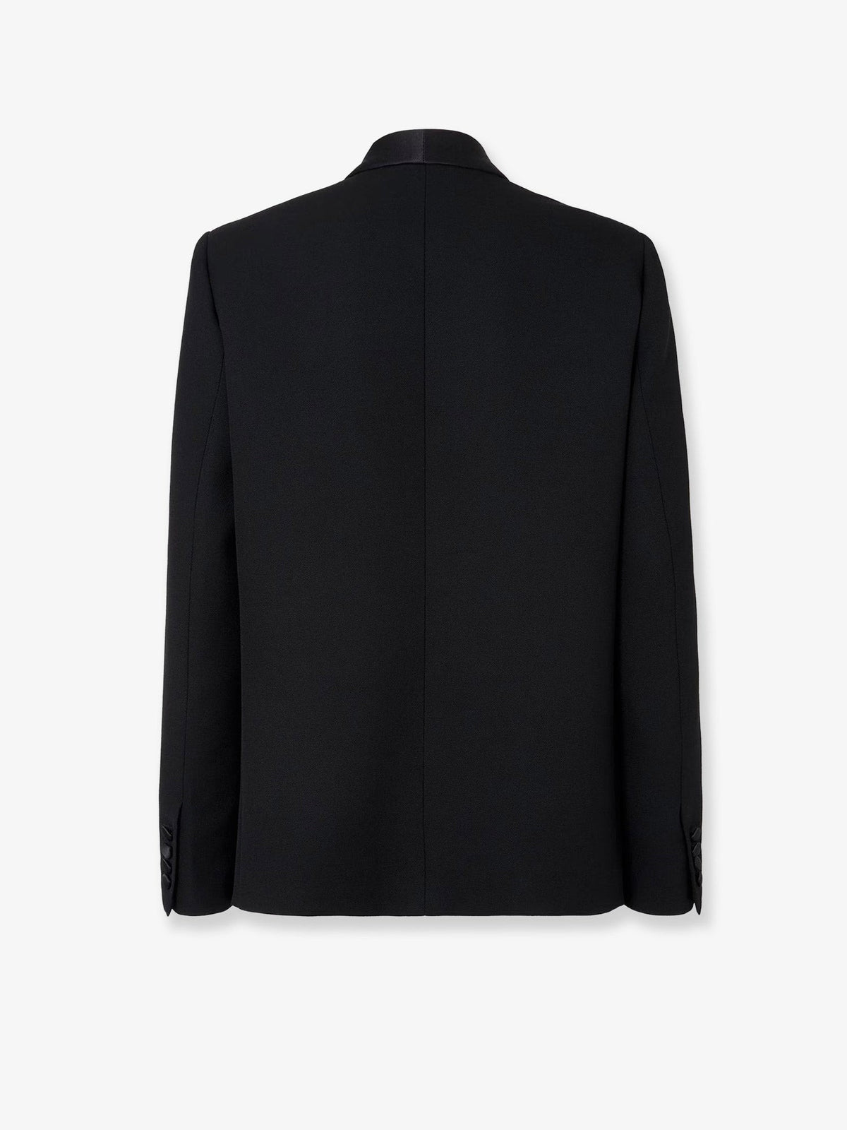 Single-breasted virginn wool blazer