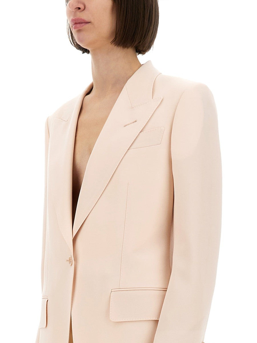SINGLE BREASTED WOOL JACKET