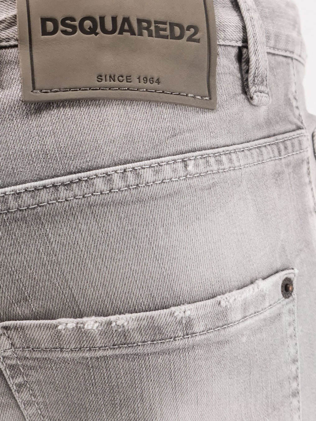 Skater Jeans with Destroyed effect