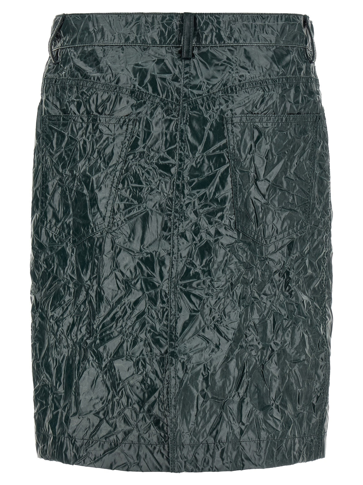 Skirt with a wrinkled effect