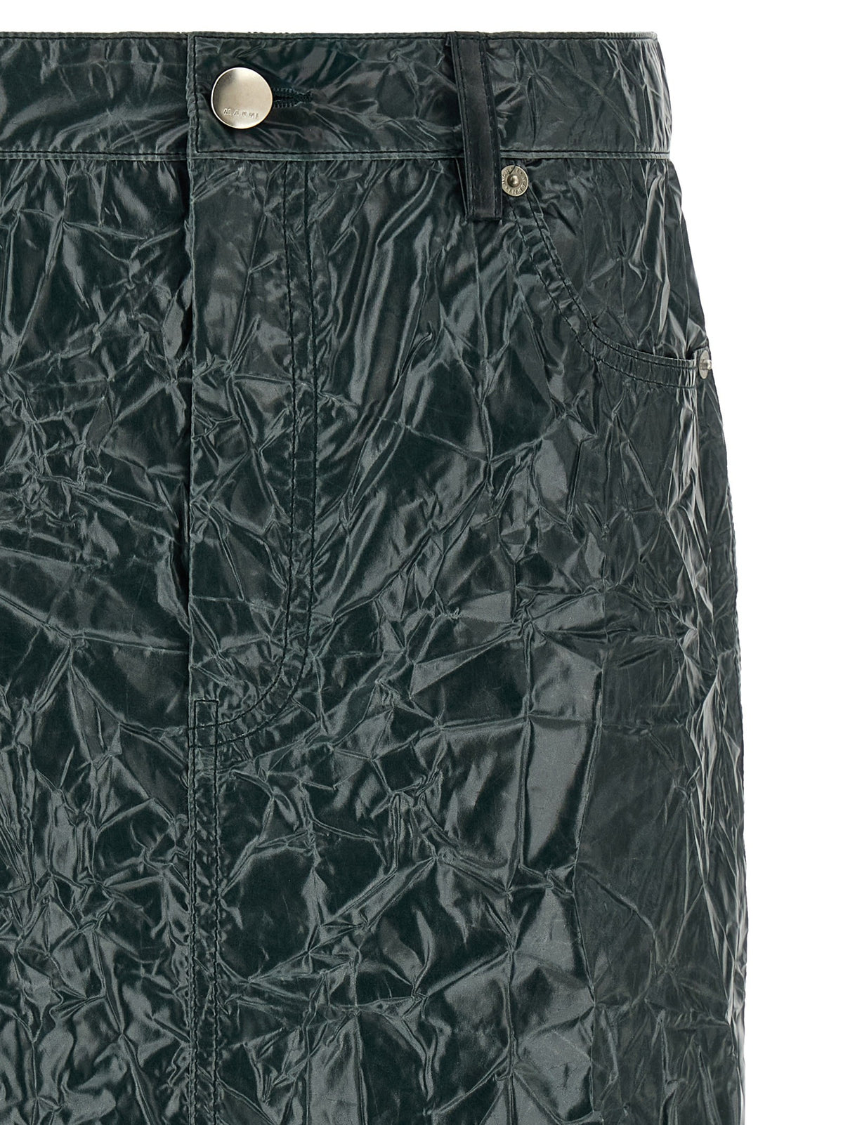 Skirt with a wrinkled effect