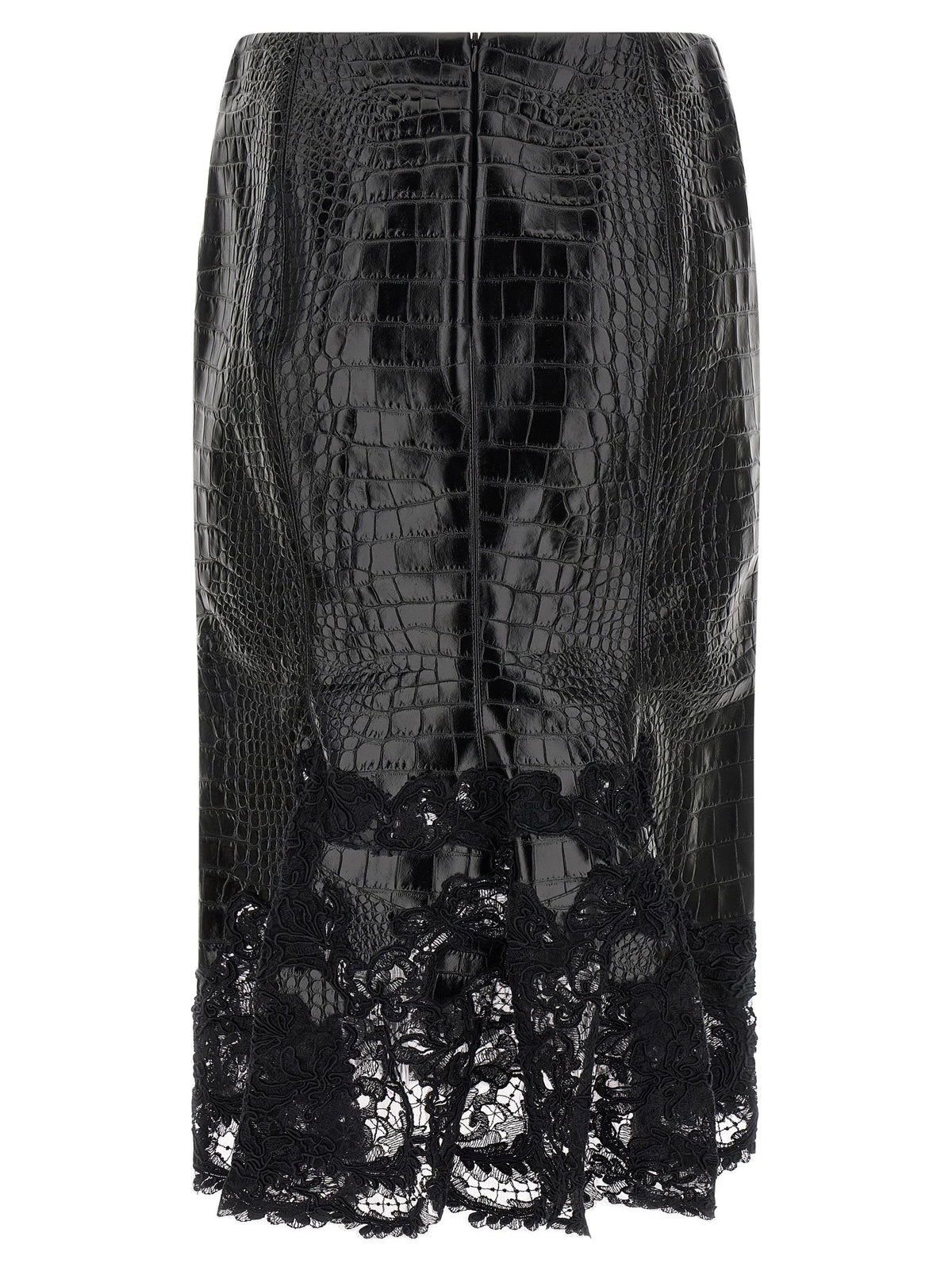 Skirt with lace