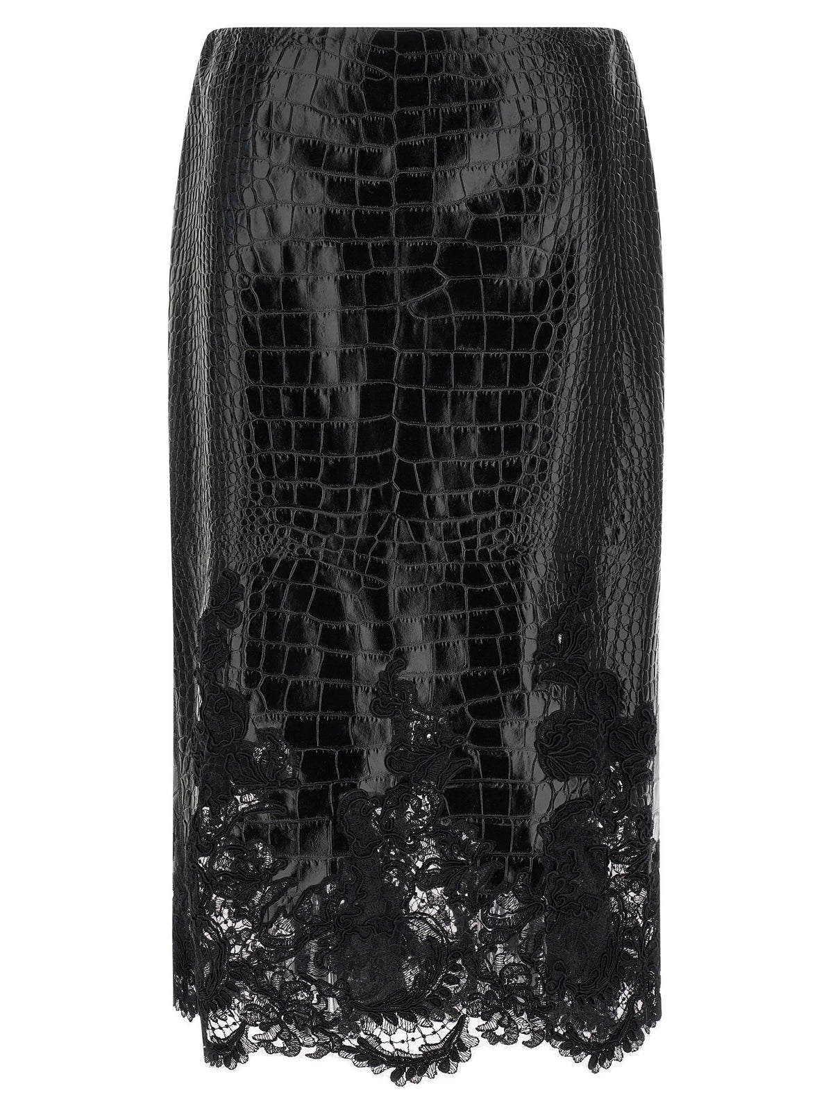 Skirt with lace