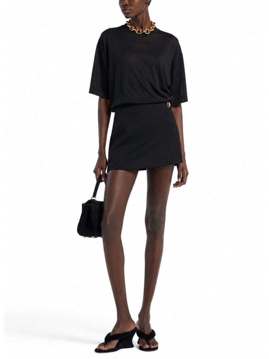 SKORT IN TWILL DI LANA
