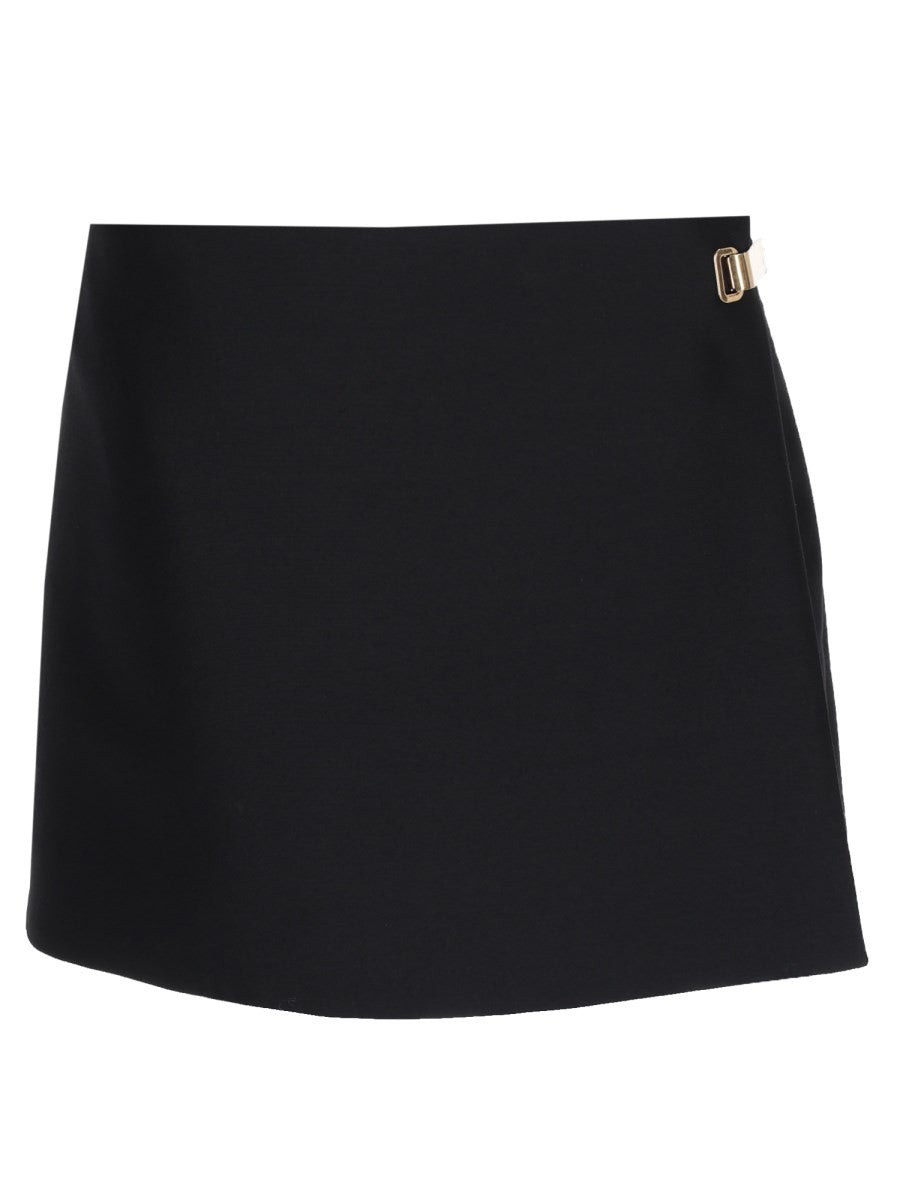 SKORT IN TWILL DI LANA