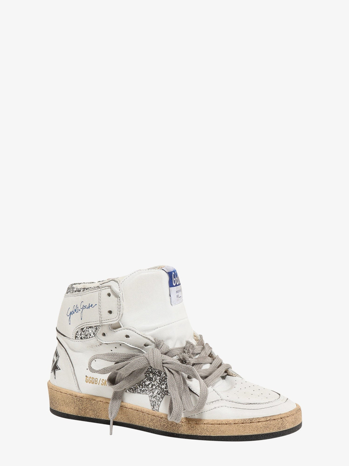 Sky Star leather with a used effect sneakers