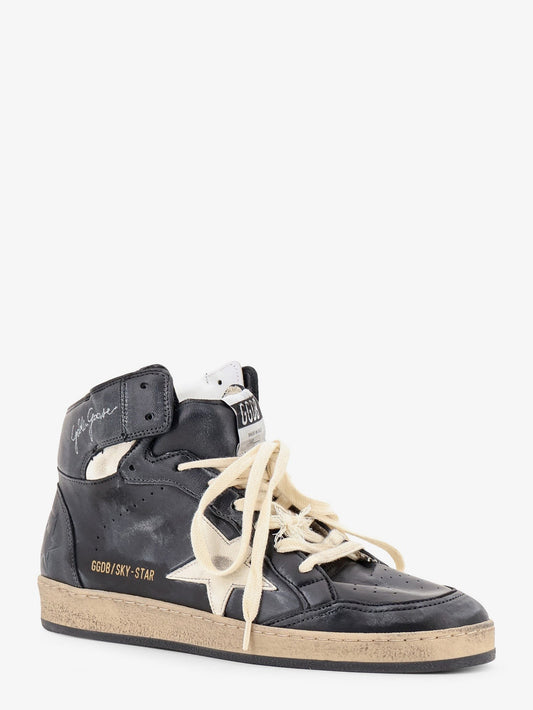 Sky Star sneakers in leather with a used effect