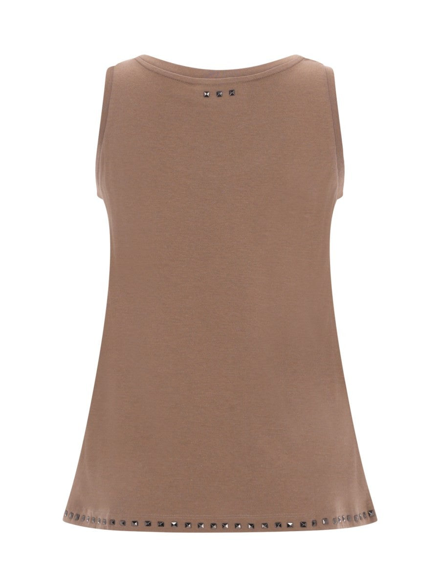 SLEEVELESS COTTON TOP