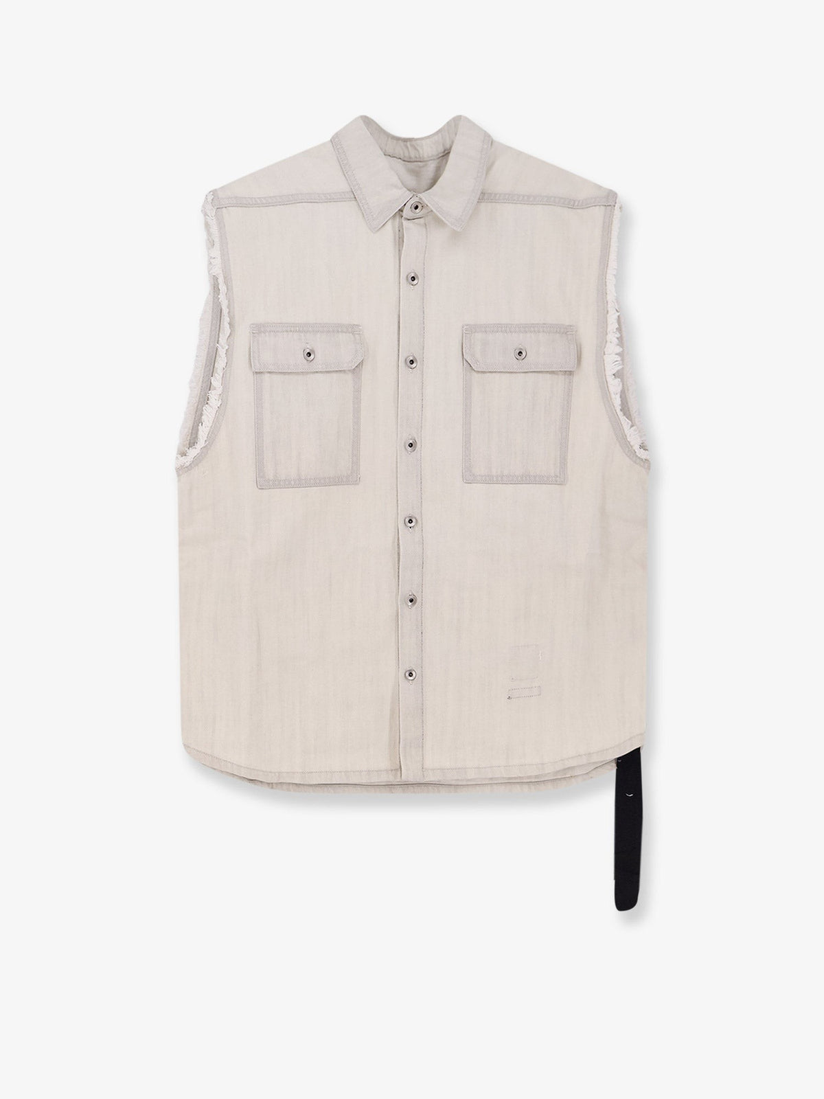 Sleeveless denim jacket