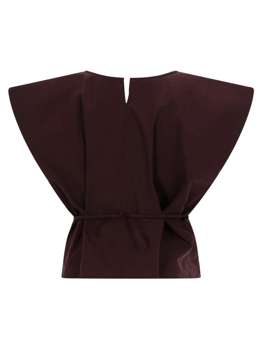 SLEEVELESS TOP WITH BELT