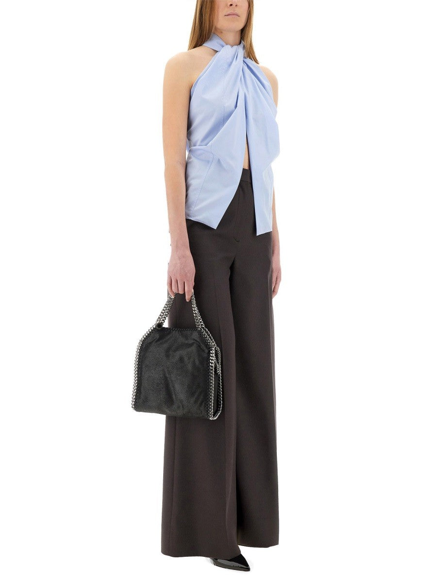 SLEEVELESS TOP WITH PANEL