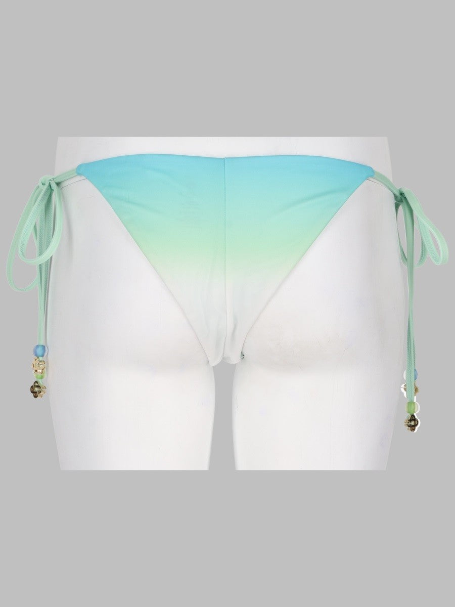 SLIP BIKINI GRADIENT CON PERLINE