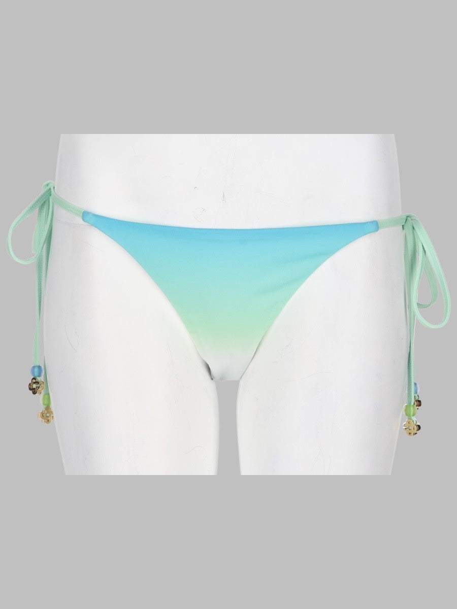 SLIP BIKINI GRADIENT CON PERLINE